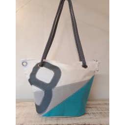 Sac à mains Manille en voile de bateau recyclée